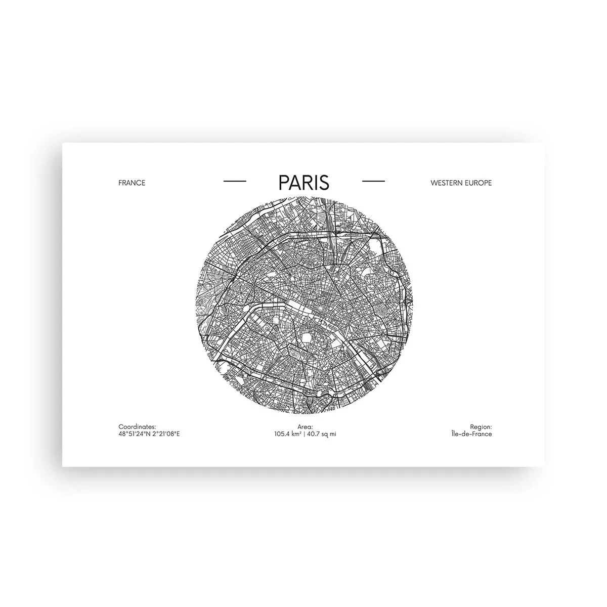 Poster - Anatomia Parisului - 91x61 cm