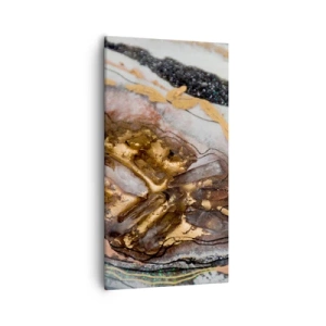 Tablou pe pânză - Elementul pământ - 55x100 cm