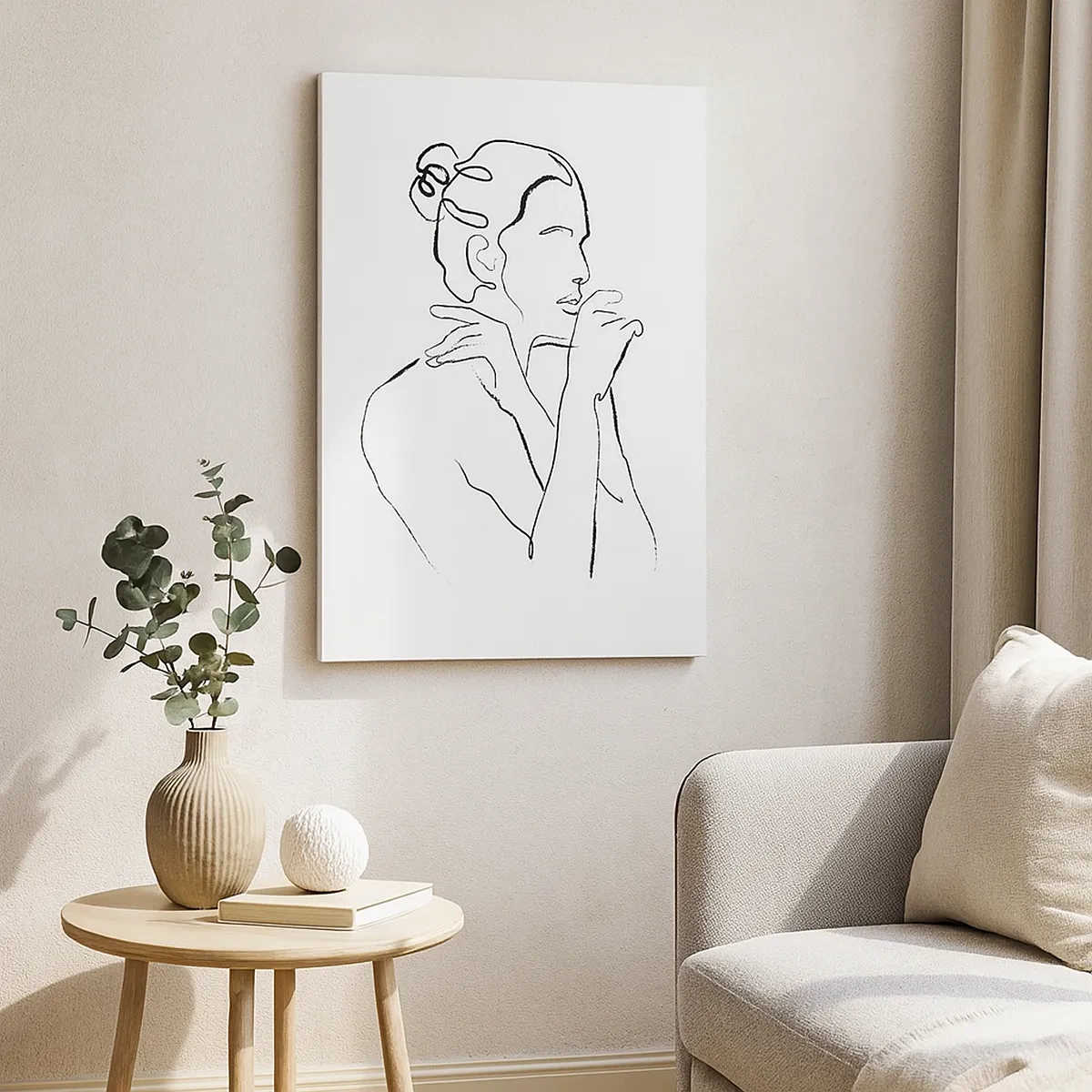 Tablou pe pânză - Actul: un mister senzual - 50x70 cm