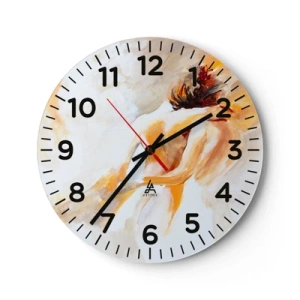 Ceas de perete - Ceas pe sticlă - În cerul proximității - 30x30 cm