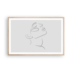 Poster în ramă de stejar deschis - Meandrele unui vis - 91x61 cm