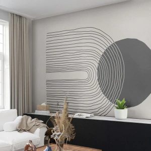 Tapet Premium Canvas - Tremurând și încrezător - Abstracția, Bucată, Minimalism - 100x70 cm