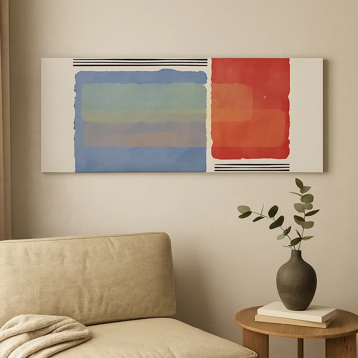 Tablou pe pânză - Spiritul și litera geometriei - 30x30 cm