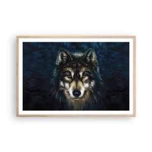 Poster în ramă de stejar deschis - Alfa? Și omega - 91x61 cm