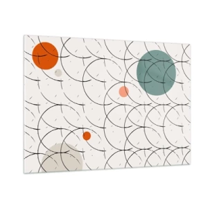 Tablou pe sticlă - În spiritul pop-art - 100x70 cm