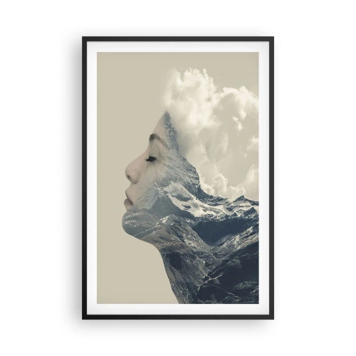 Poster în ramă neagră - Frumusețea elementelor - 61x91 cm
