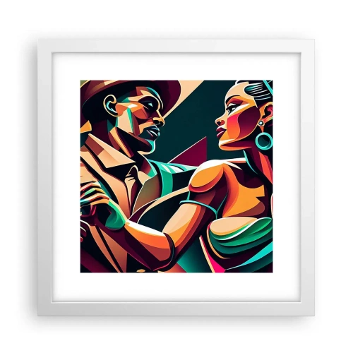 Poster în ramă albă - În ritmul inimii - 30x30 cm