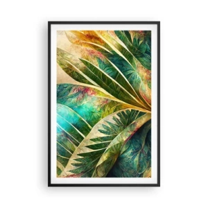 Poster în ramă neagră - Culorile tropicelor - 61x91 cm