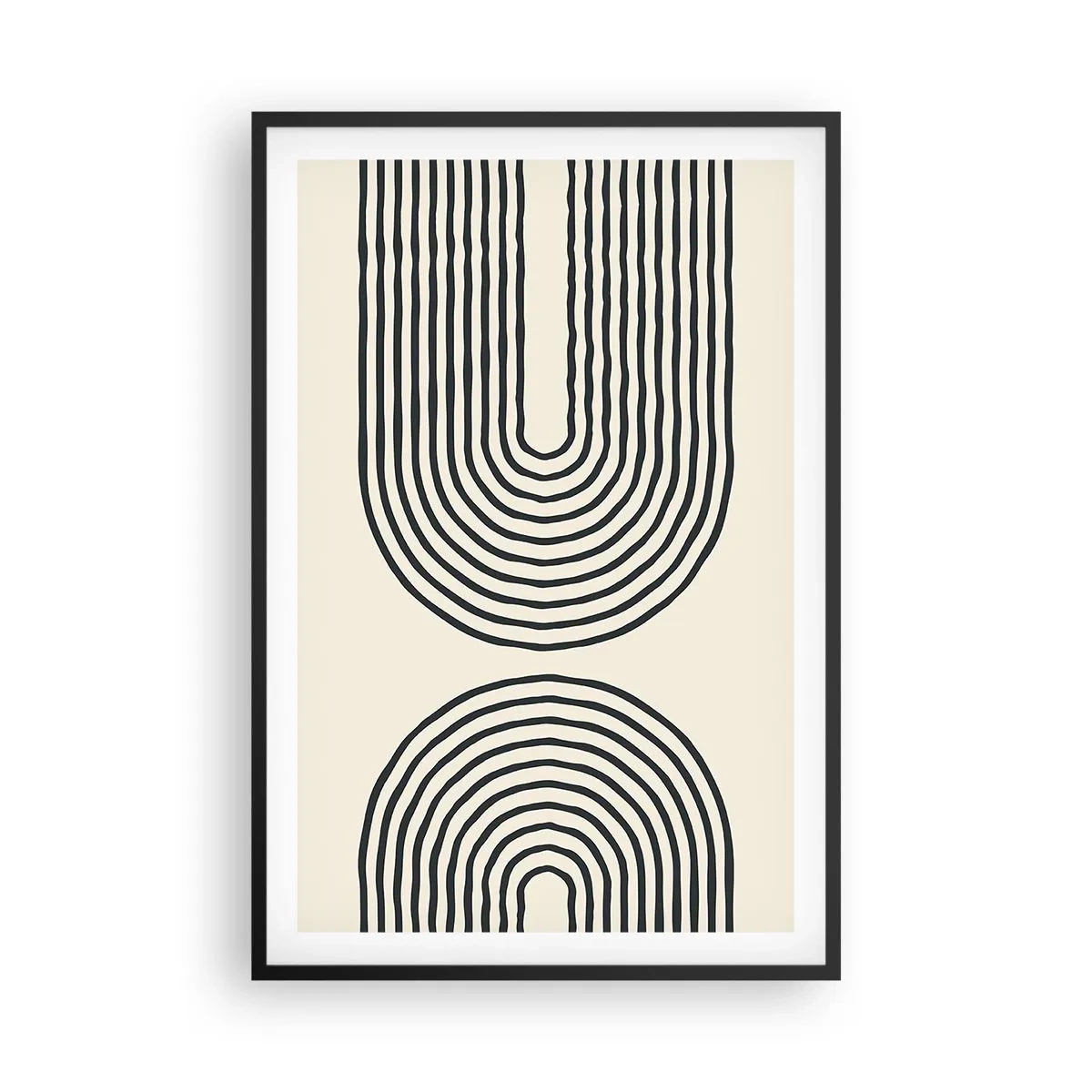Poster în ramă neagră - În curând... - 61x91 cm