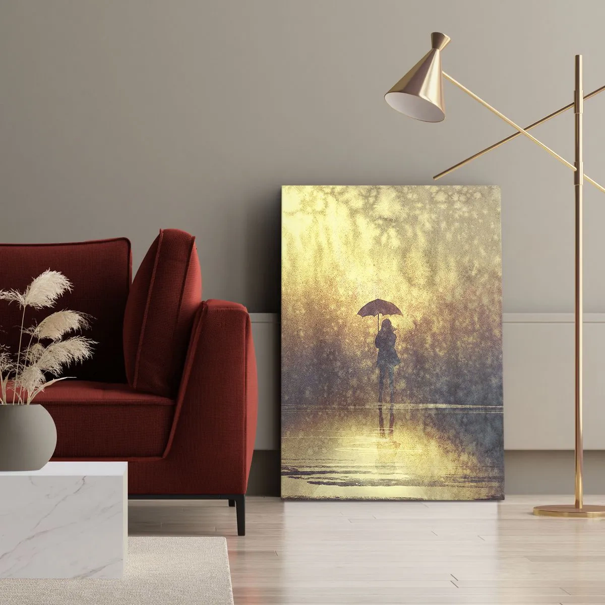 Tablou pe pânză - Simt că cineva se uită la mine - 50x70 cm