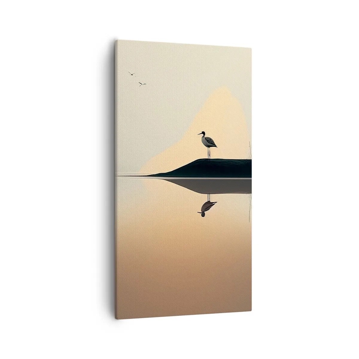 Tablou pe pânză - Domn pe lac - 55x100 cm