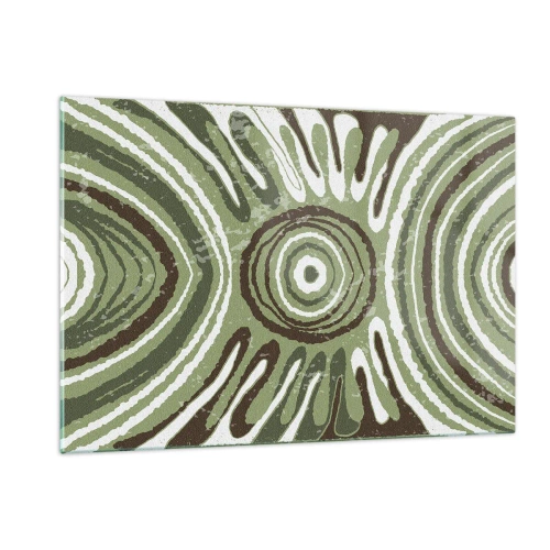 Tablou pe sticlă - Explozie de emoții - 120x80 cm