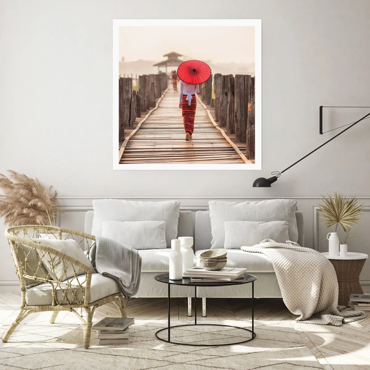 Poster - Pe podul vechi - 30x30 cm