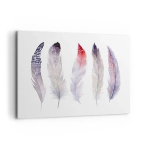 Tablou pe pânză - Delicate ca o ceață multicoloră - 120x80 cm