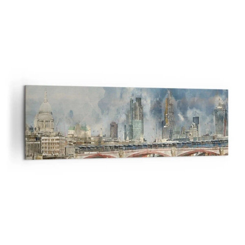 Tablou pe pânză - Londra în toată splendoarea ei - 160x50 cm