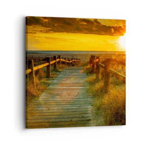 Tablou pe pânză - Scăldat în aur vechi - 30x30 cm