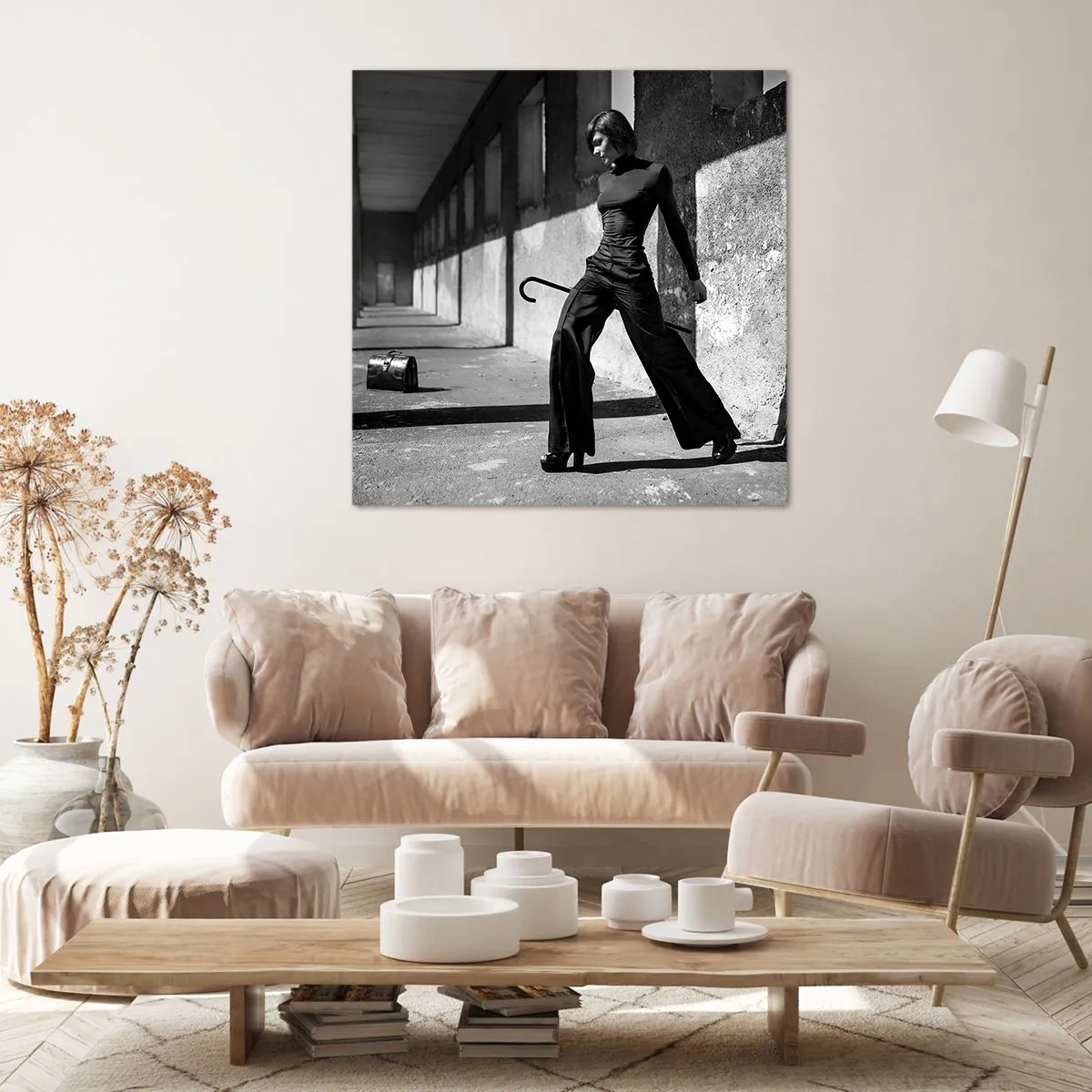 Tablou pe pânză -  Eleganță urbană - 60x60 cm