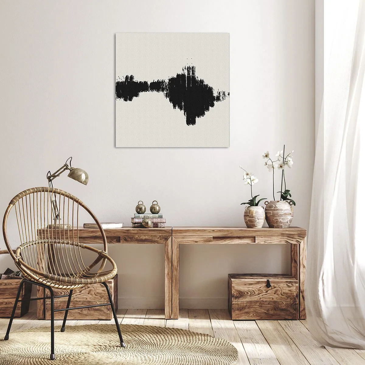 Tablou pe pânză - Vibrațiile imaginației - 60x60 cm