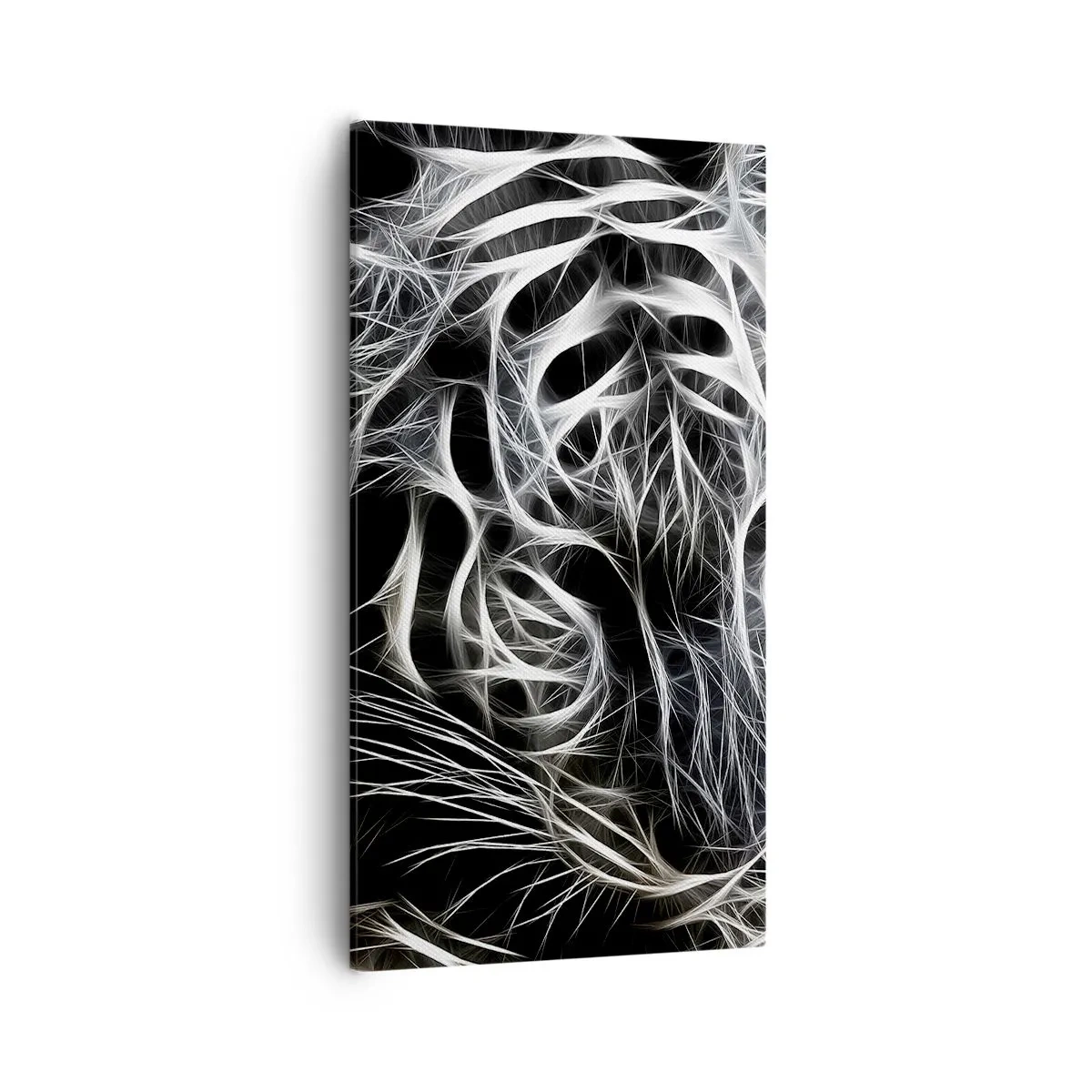 Tablou pe pânză - Un studiu al lejerității felinelor - 55x100 cm