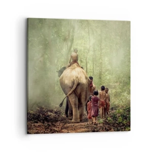 Tablou pe pânză - Noua Carte a Junglei - 70x70 cm