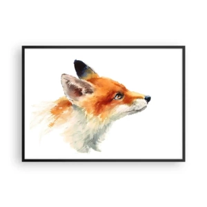 Poster în ramă neagră - Nu poți fi niciodată prea atent - 100x70 cm