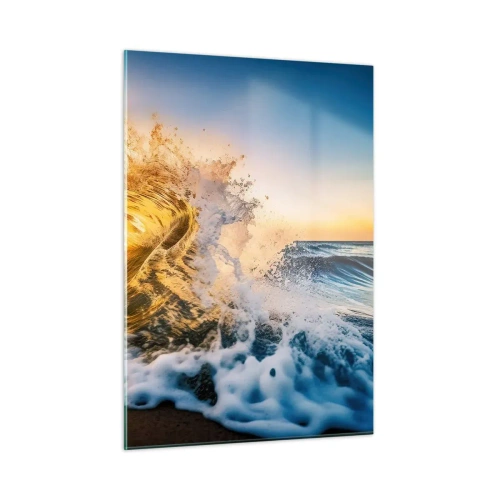 Tablou pe sticlă - Joc în nisip - 50x70 cm