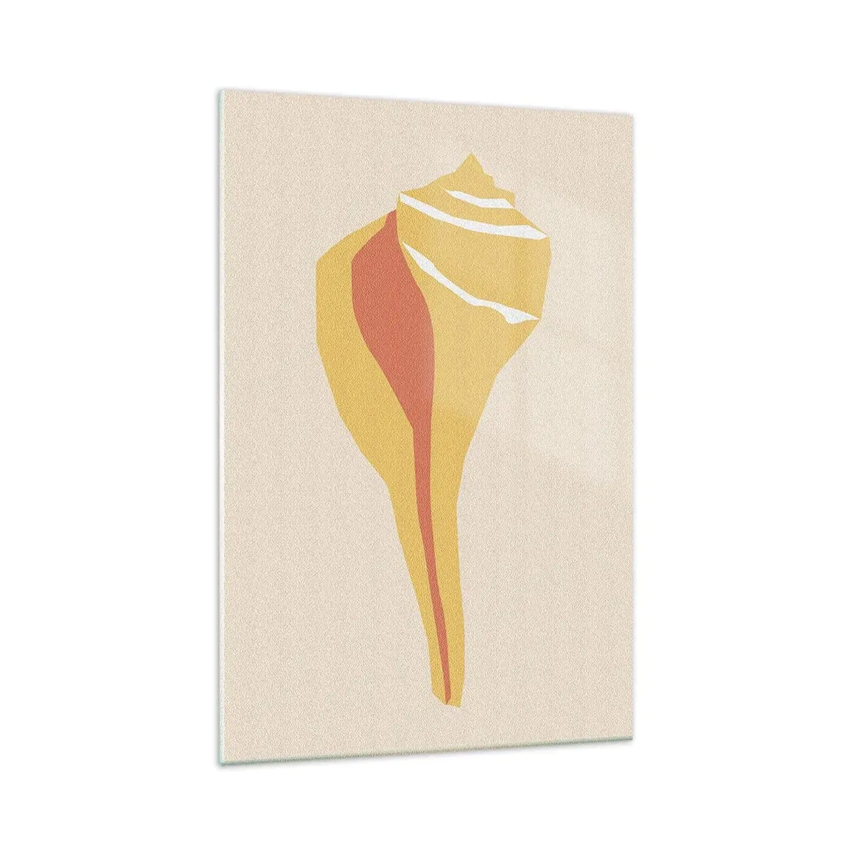 Tablou pe sticlă - Abstracție organică - creștere - 70x100 cm