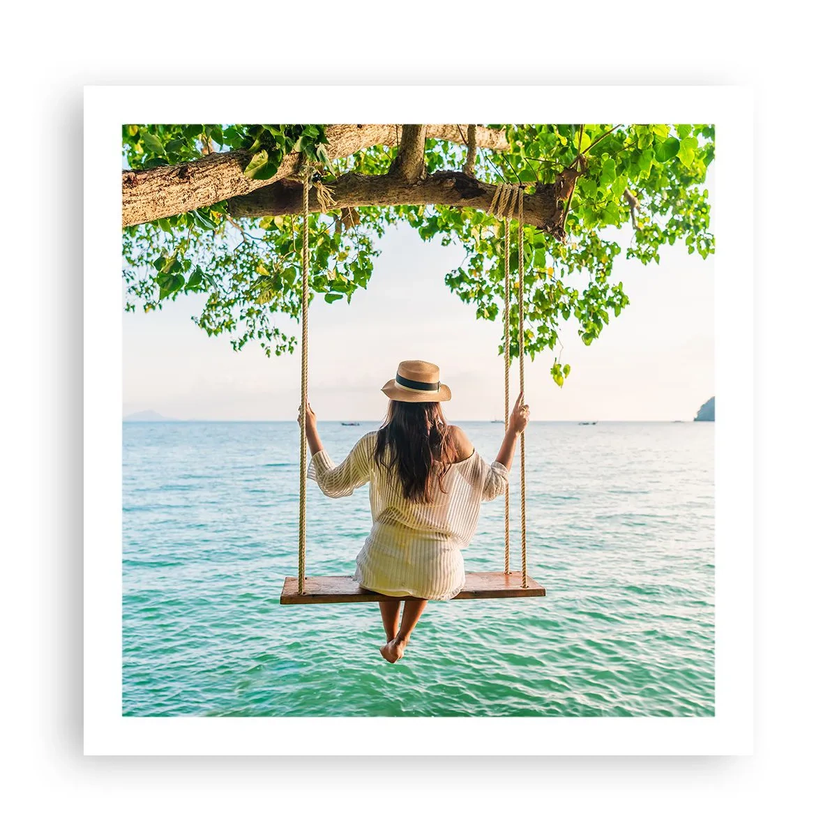 Poster - Viața este frumoasă - 60x60 cm