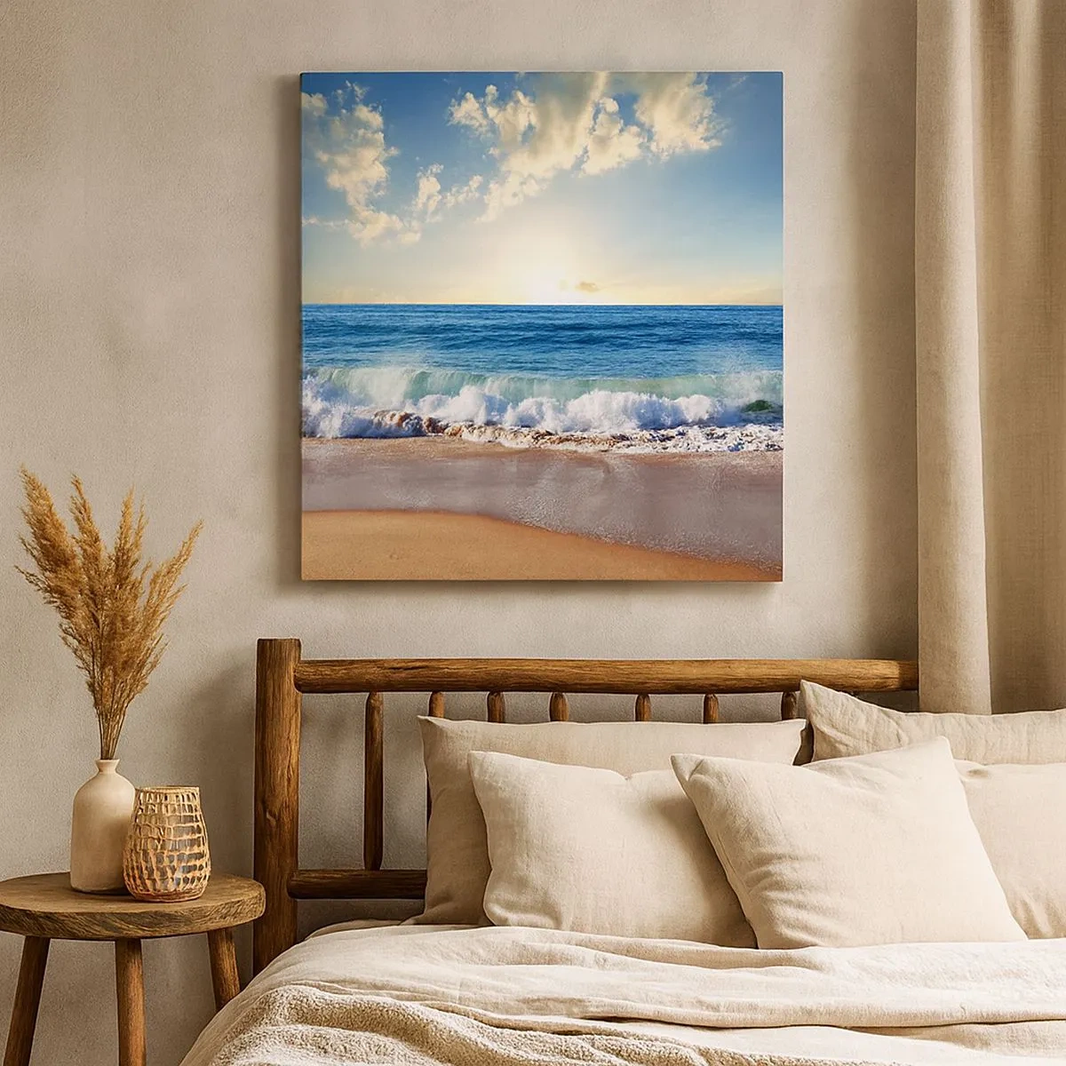 Tablou pe pânză - Mișcare și liniște în același timp - 30x30 cm