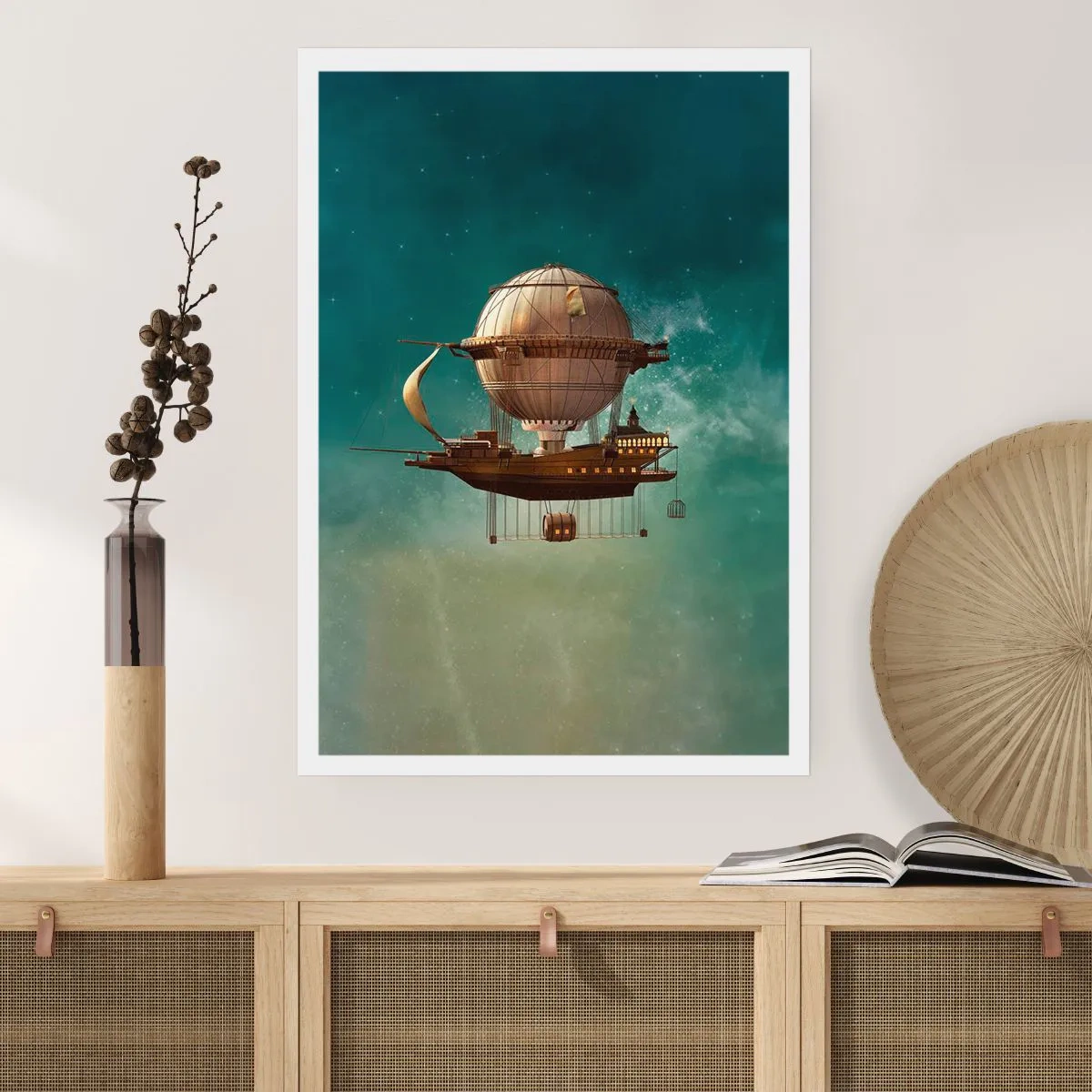 Poster - Jules Verne vă transmite salutări - 70x100 cm