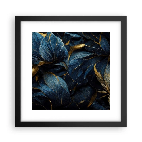 Poster în ramă neagră - Căptușită cu aur - 30x30 cm