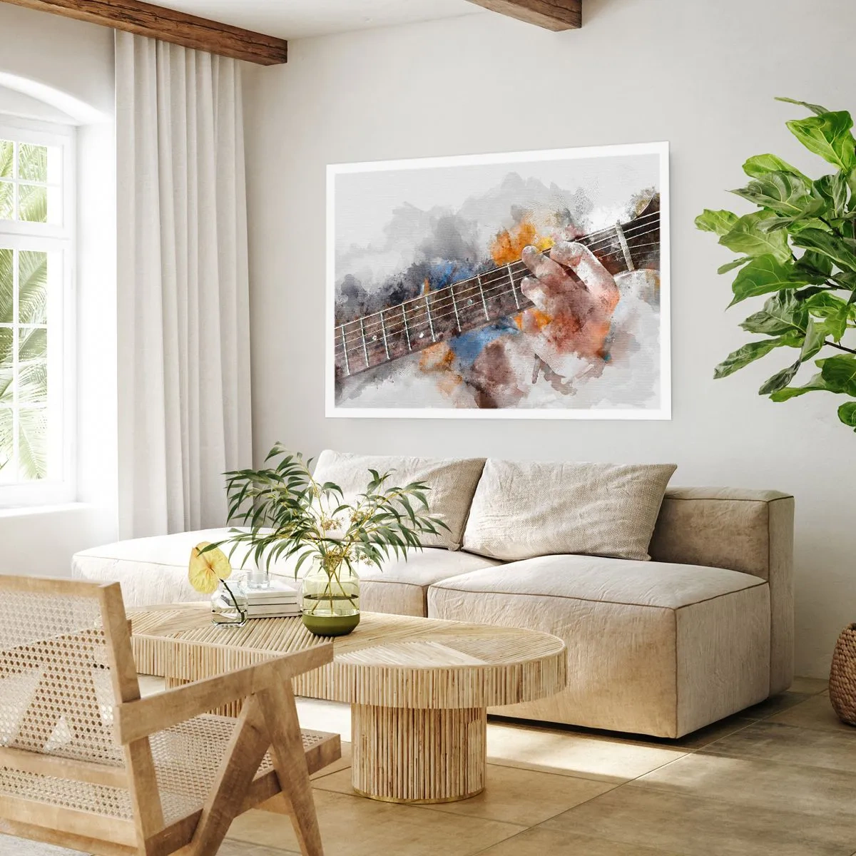 Poster - Poezie între corzi - 40x30 cm