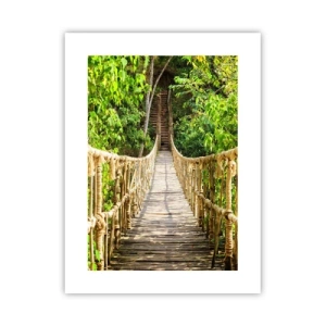 Poster - Suspendat în verde - 30x40 cm