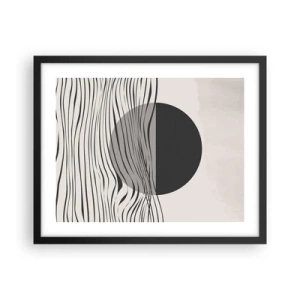 Poster în ramă neagră - Semicompunere - 50x40 cm