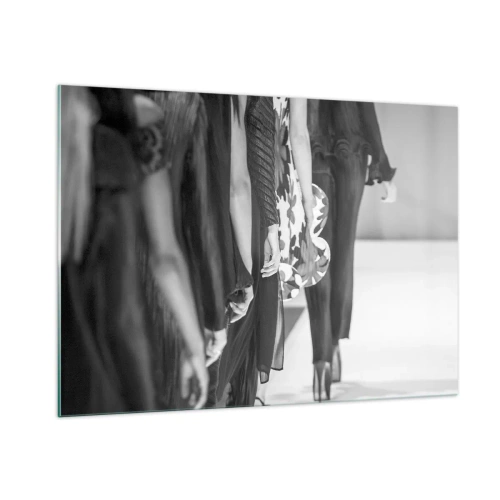 Tablou pe sticlă - Paradă elegantă - 100x70 cm