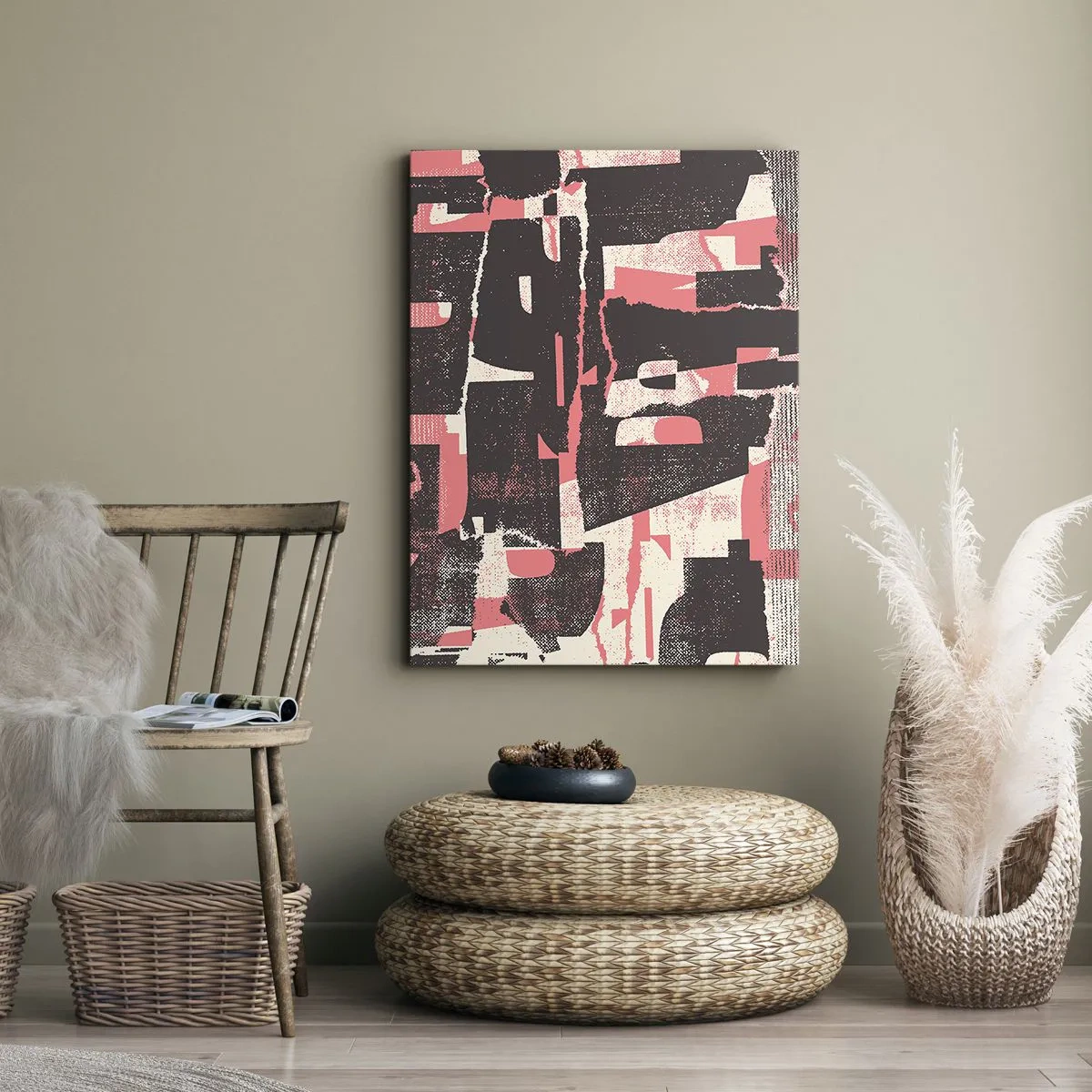Tablou pe pânză - Toată această agitație - 50x70 cm