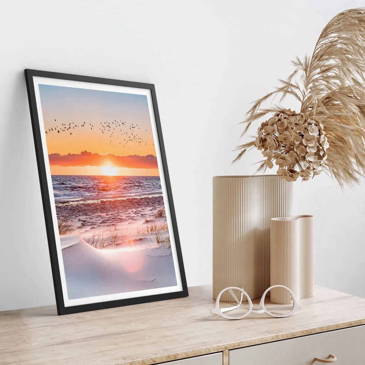 Poster în ramă neagră - Peisaj orizontal - 61x91 cm
