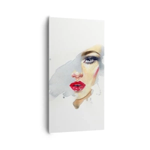 Tablou pe pânză - Reflecție într-o picătură de apă - 65x120 cm