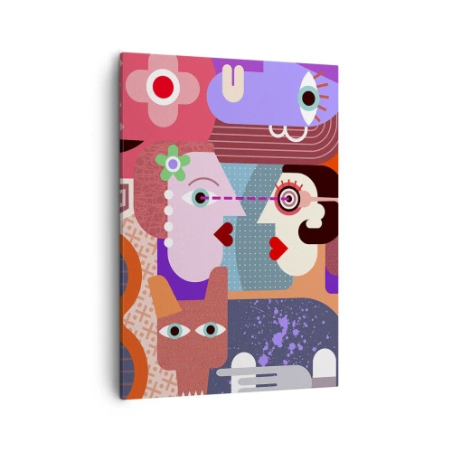 Tablou pe pânză - Ochi în ochi - 50x70 cm