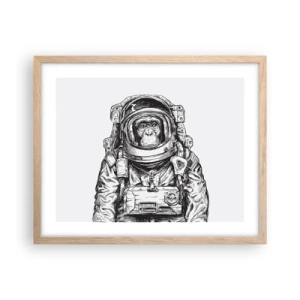 Poster în ramă de stejar deschis - Evoluție alternativă - 50x40 cm
