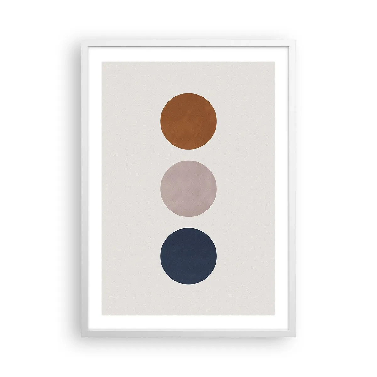 Poster în ramă albă - Simbol de excelență - 50x70 cm