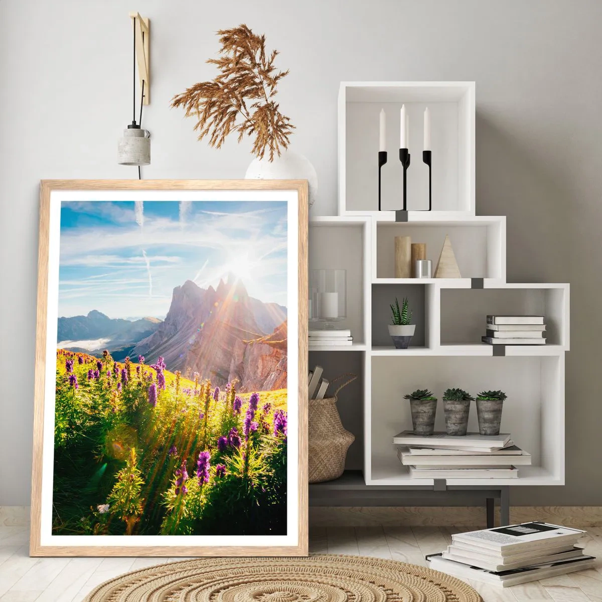 Poster în ramă de stejar deschis - Viața secretă a ierburilor - 61x91 cm