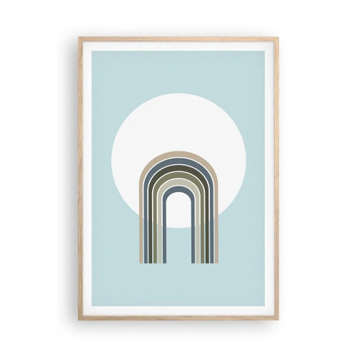 Poster în ramă de stejar deschis - Atracție irezistibilă - 70x100 cm