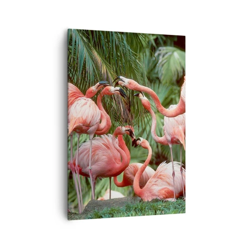 Tablou pe pânză - Bârfa de după-amiază - 70x100 cm