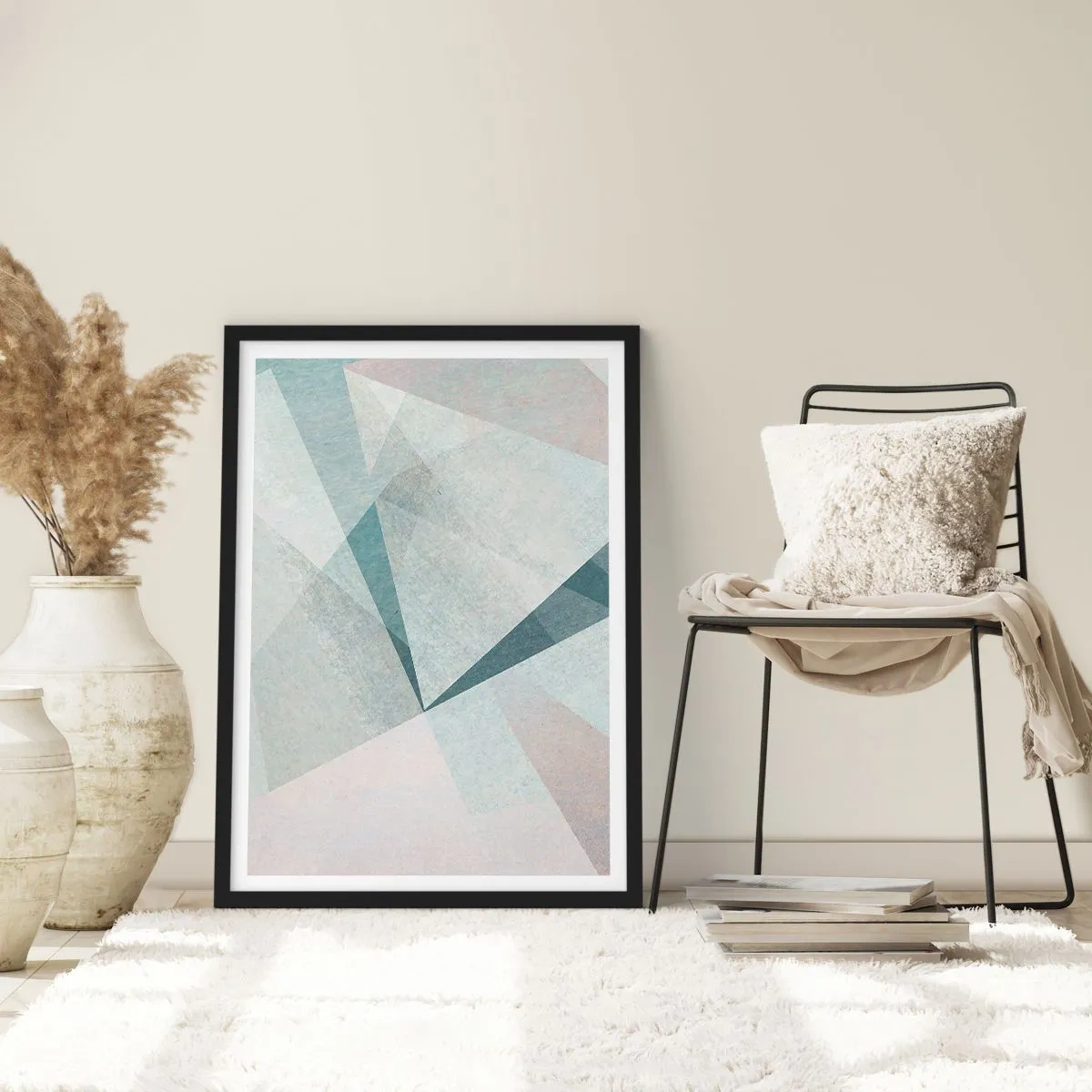 Poster în ramă neagră - Calm și totuși dinamic - 40x50 cm
