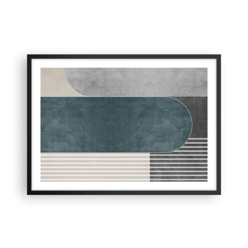 Poster în ramă neagră - Compoziție de nivel - 70x50 cm