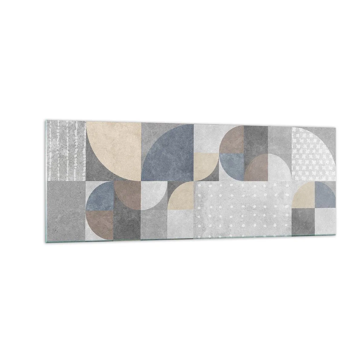 Tablou pe sticlă - Fantezie ceramică - 140x50 cm