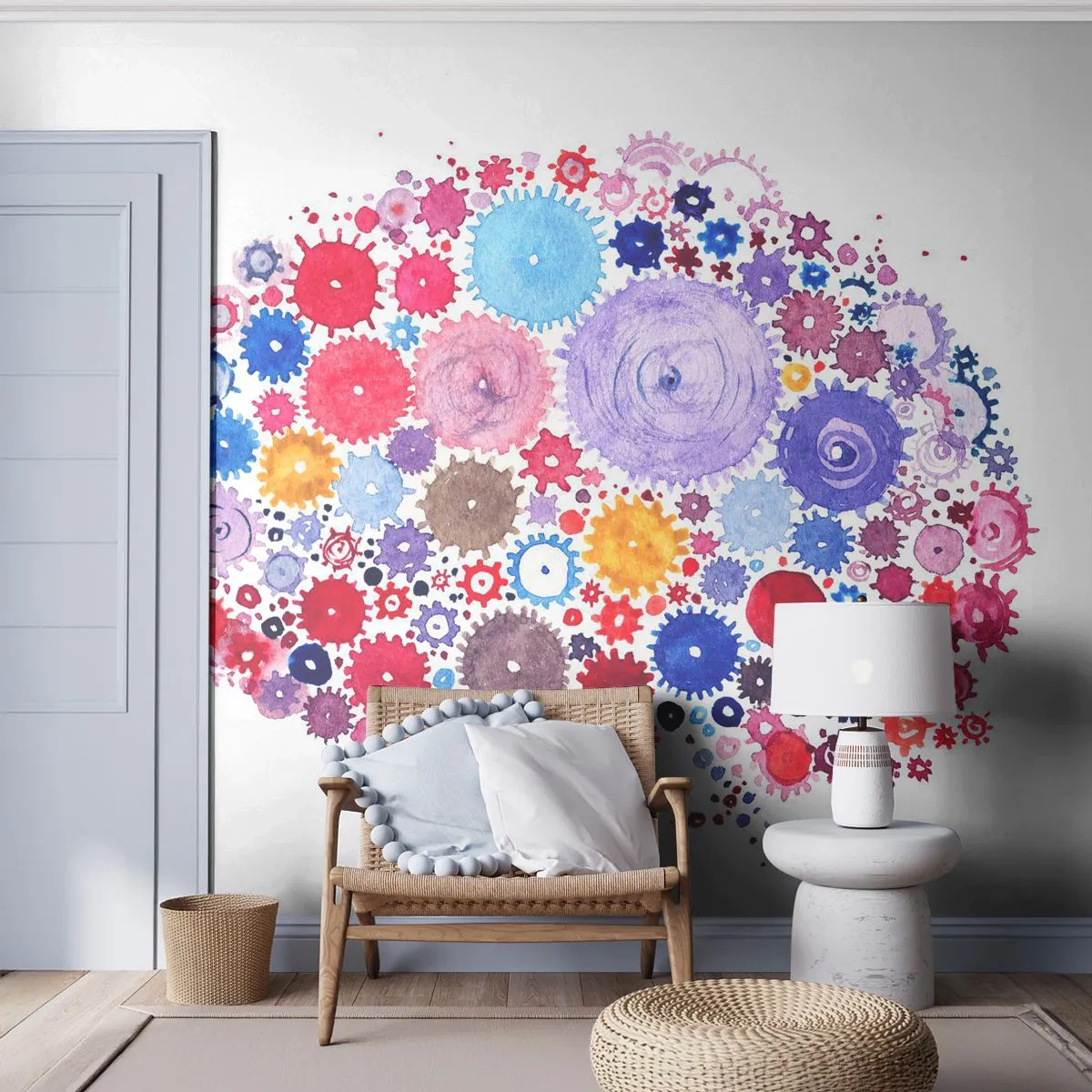 Tapet Standard Eco - Cea mai perfectă mașină a naturii - Abstracția, Creier, Grafică - 200x140 cm