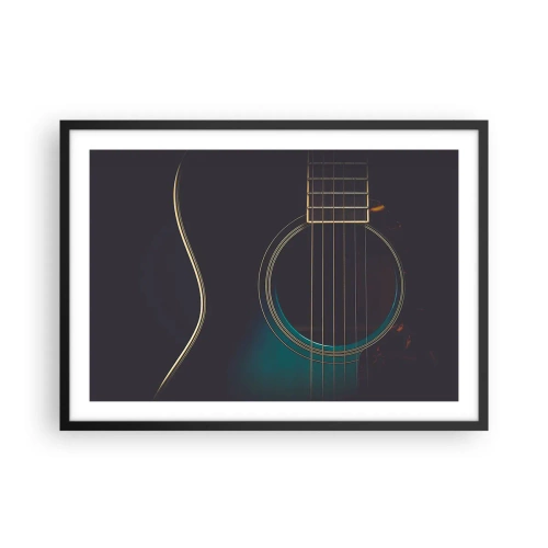 Poster în ramă neagră - O clipă înainte de a suna - 70x50 cm
