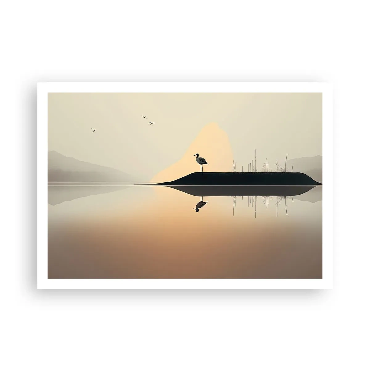 Poster - Domn pe lac - 100x70 cm